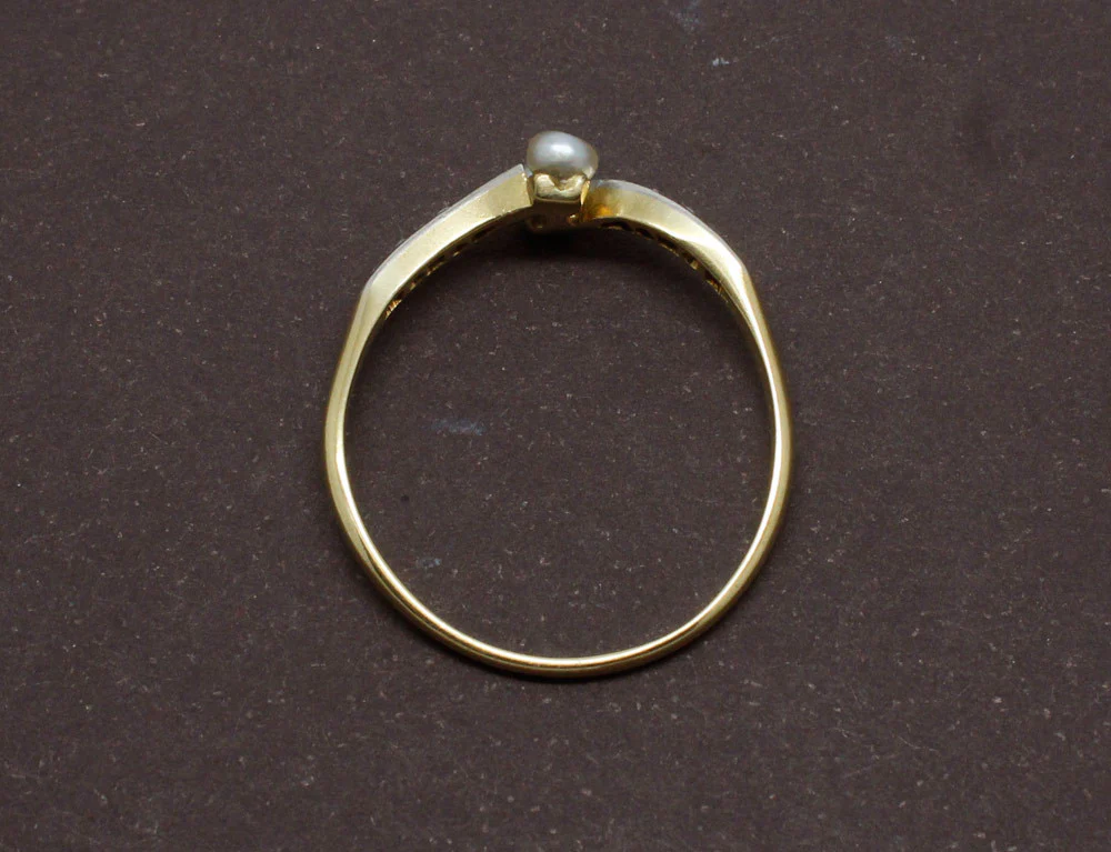 Bague Toi et Moi Perles Fines - Image 4