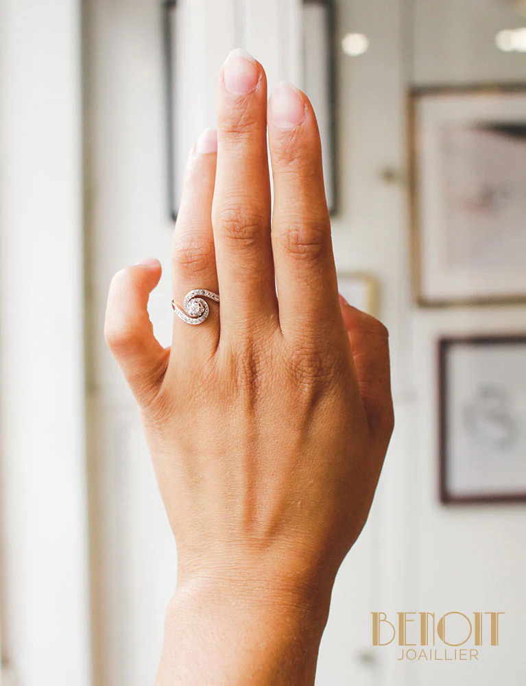 Bague Tourbillon Diamant - Image 6