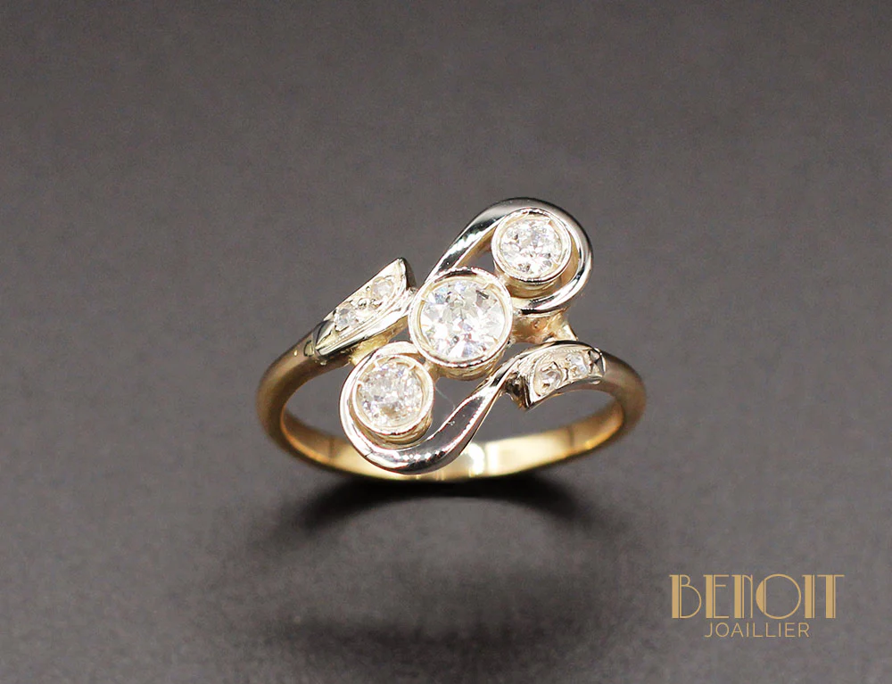 Bague Trilogie Diamants - Image 2