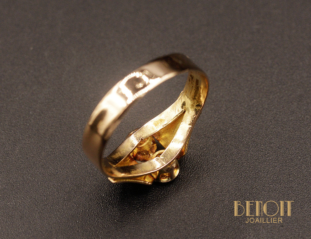 Bague Ancienne 3 ors XIXème - Image 4