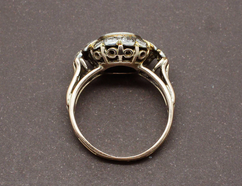 Bague XIXe Diamant Taille Rose - Image 4