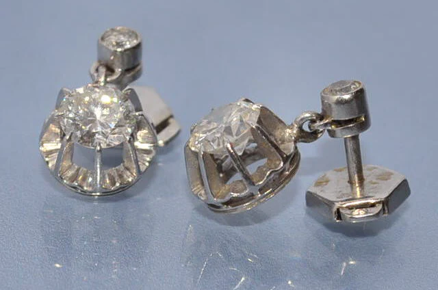 Boucles d'oreille diamants 1,2 carat - Image 4