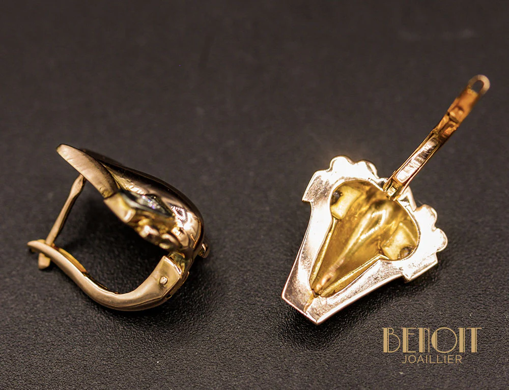 Boucles d'Oreille Tank Diamants - Image 3