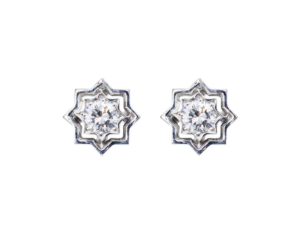 Boucles d'Oreilles Création Benoit "Etoile"