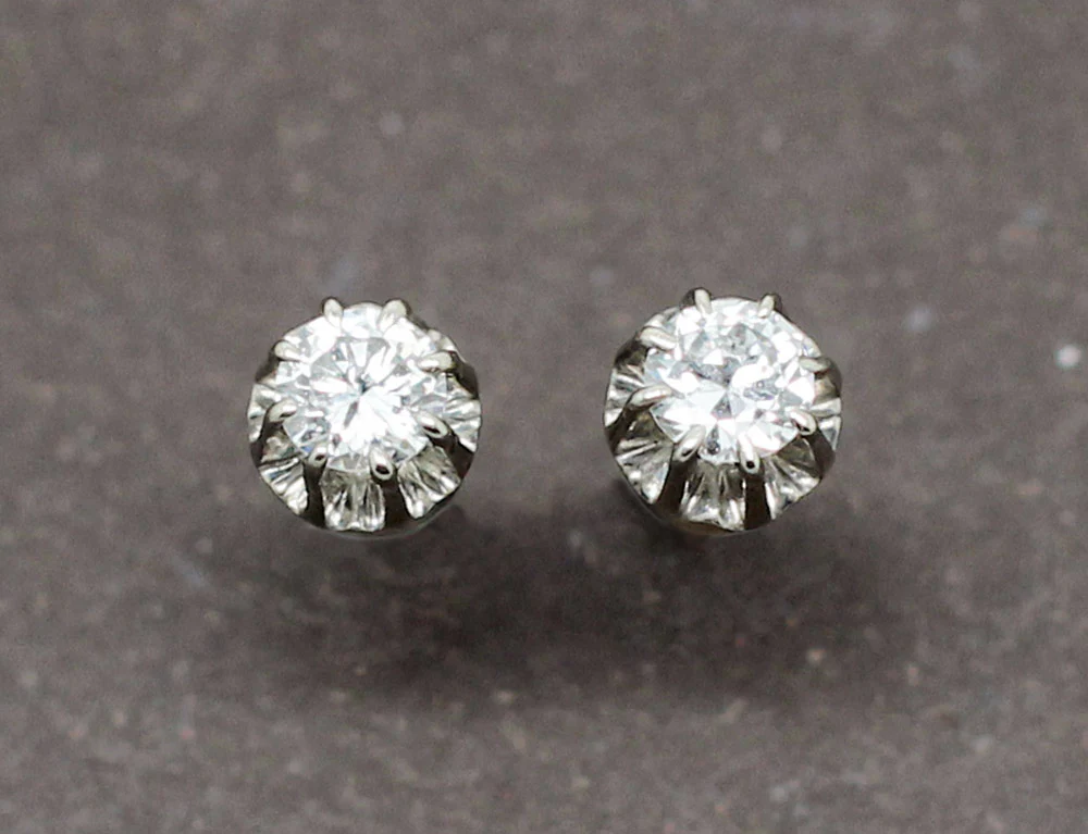 Boucles d'Oreilles Diamants