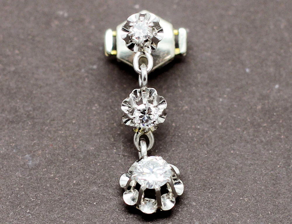 Boucles d'Oreilles Diamants - Image 2