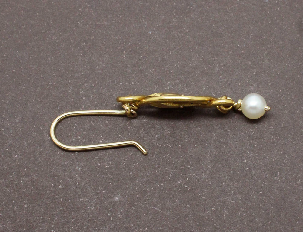 Boucles d'Oreilles Pendantes Art Déco - Image 3