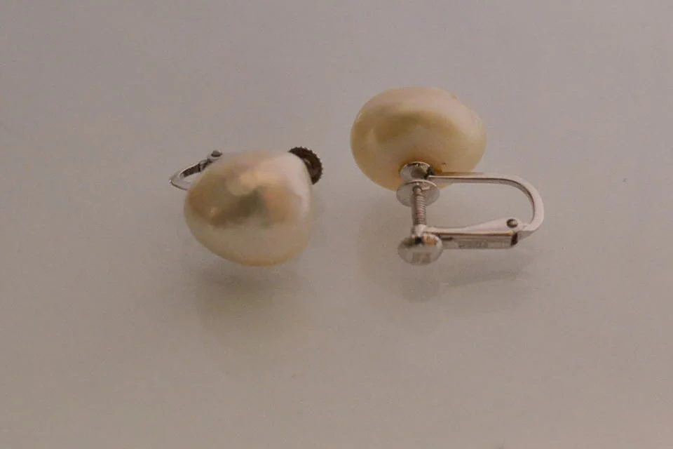 Boucles d'Oreilles Perles Baroques - Image 2