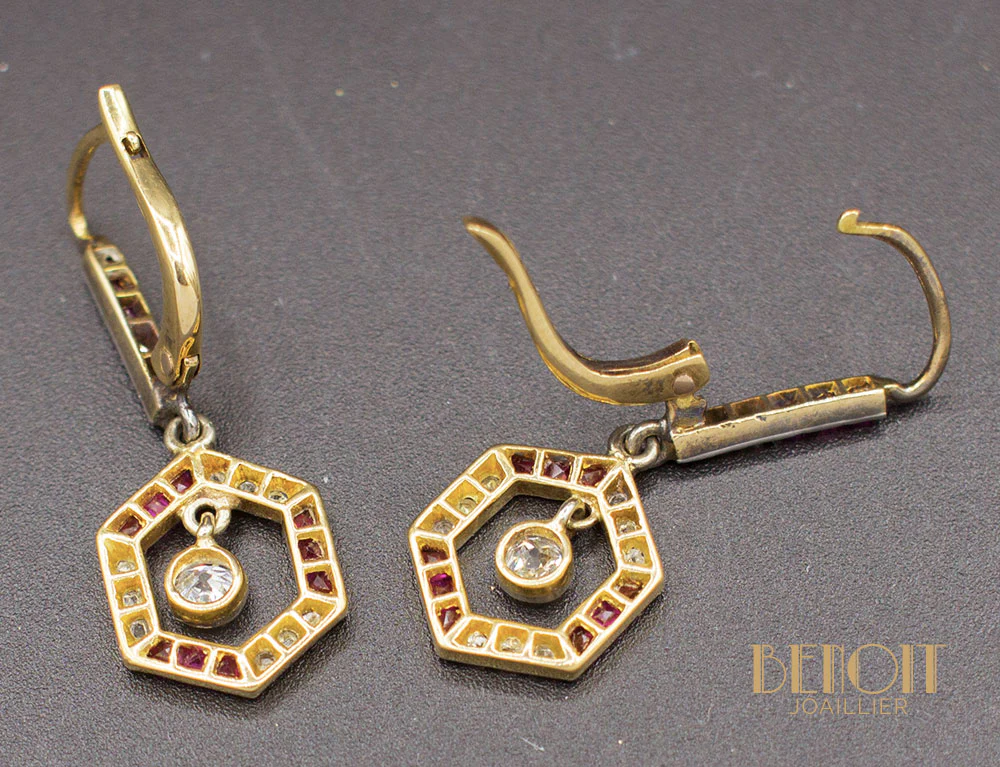 Boucles Pendantes Art Déco - Image 3