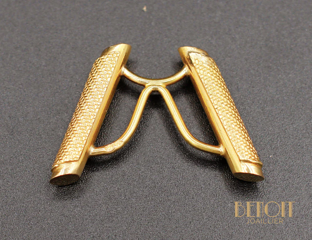 Boutons de Manchette Or Jaune - Image 2
