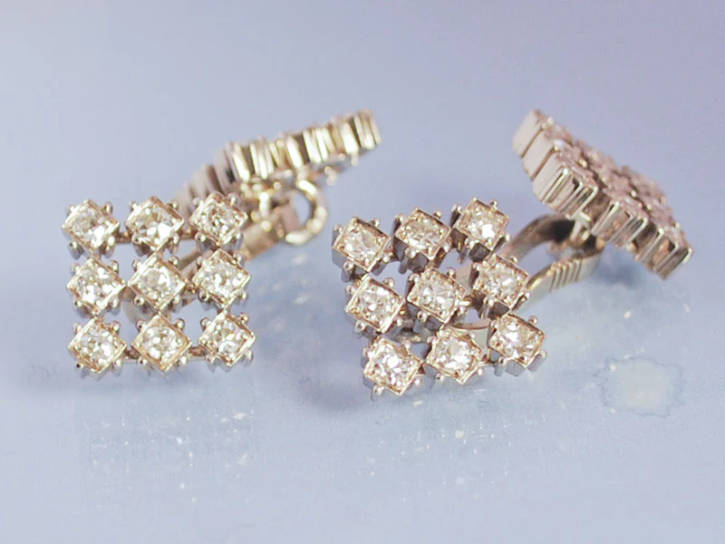 Boutons de Manchette Vacheron Constantin, Or et diamants