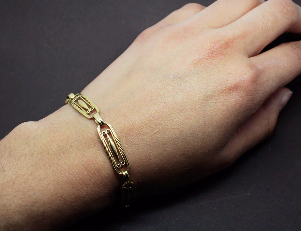 Bracelet Ancien en Or 18 carat - Image 3