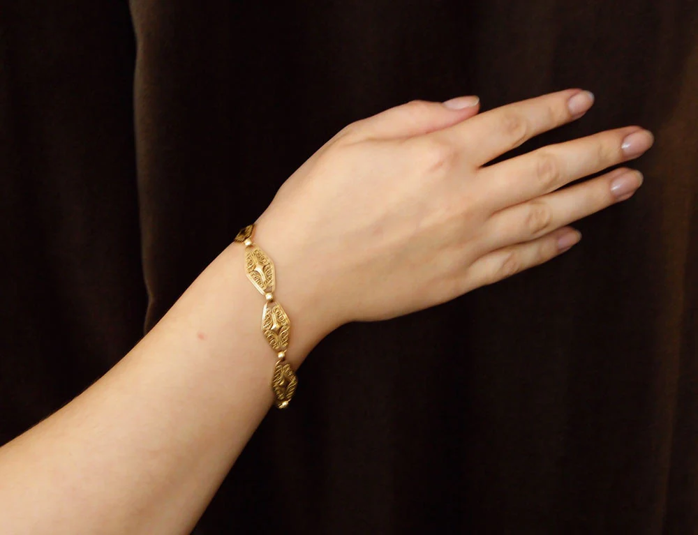Bracelet Ancien en Or Jaune - Image 4
