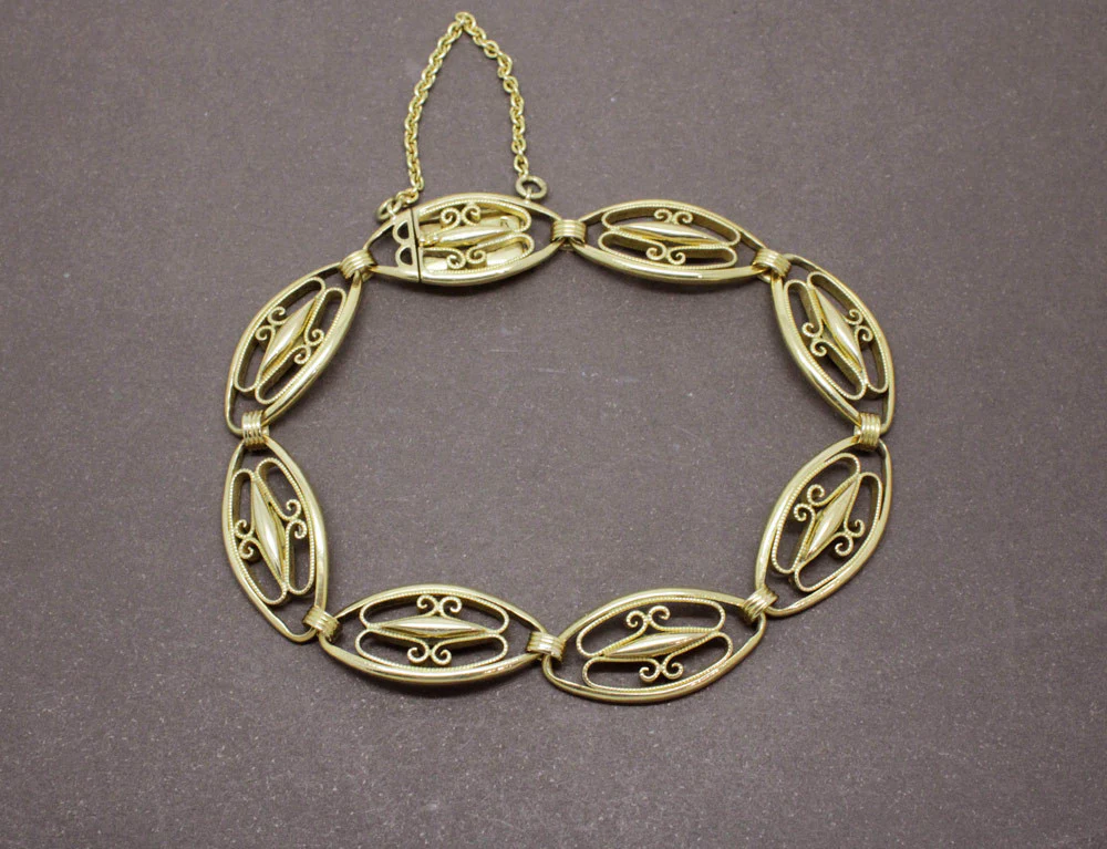 Bracelet Ancien Or Jaune