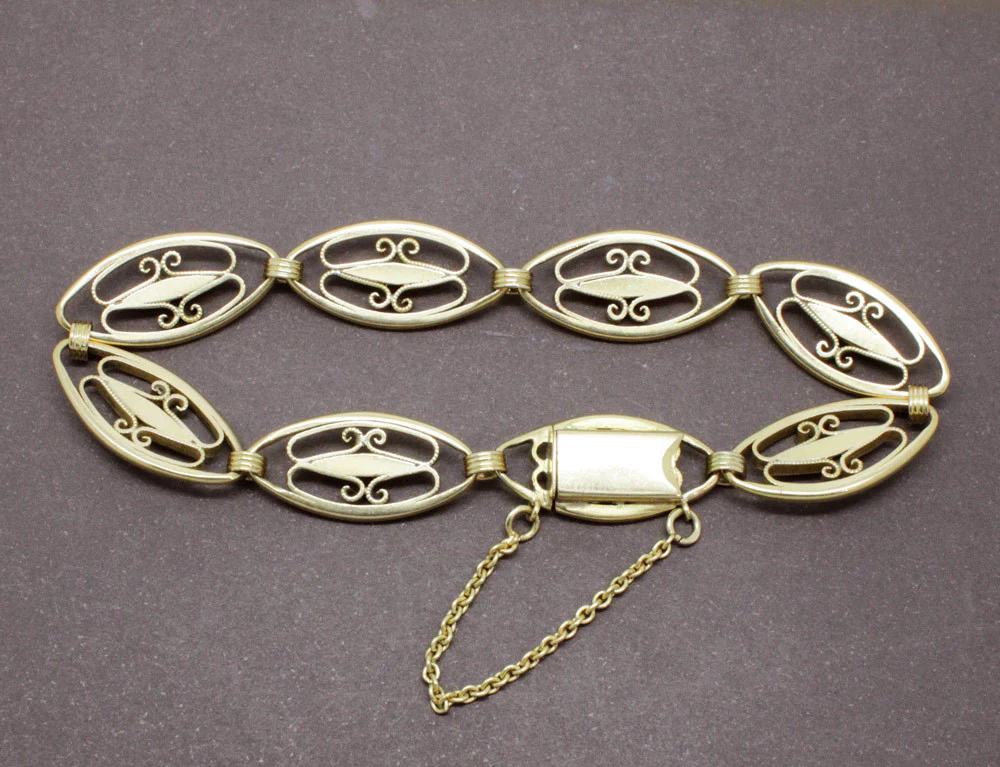 Bracelet Ancien Or Jaune - Image 4