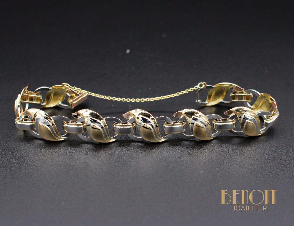 Bracelet Art Déco 3 Ors - Image 3