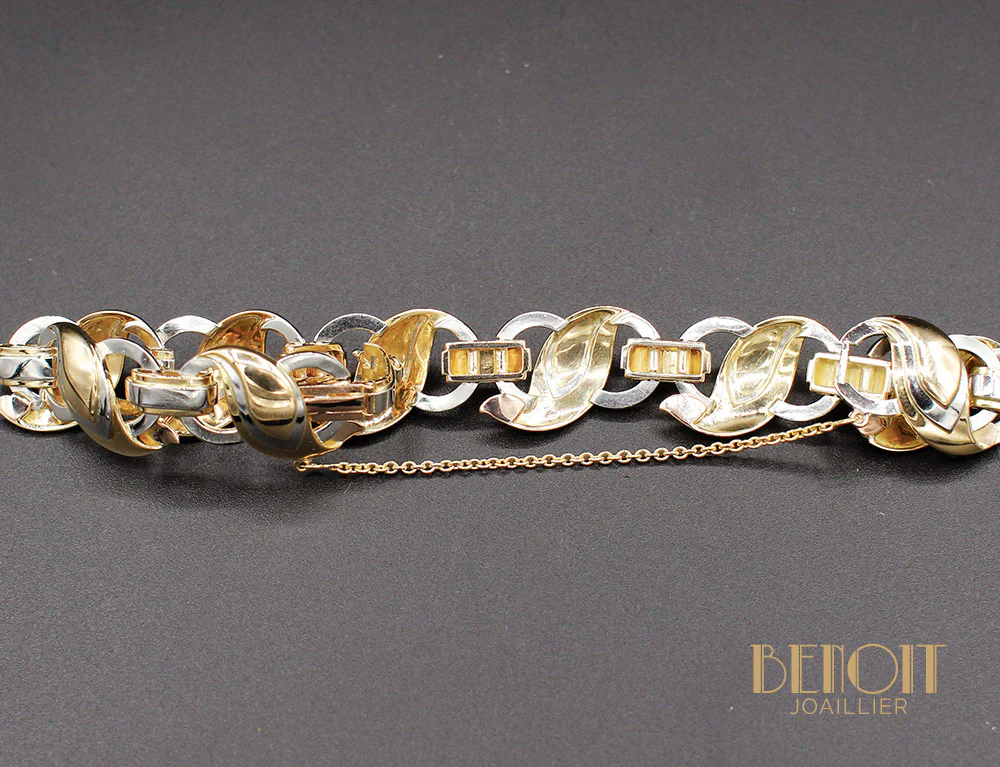 Bracelet Art Déco 3 Ors - Image 4