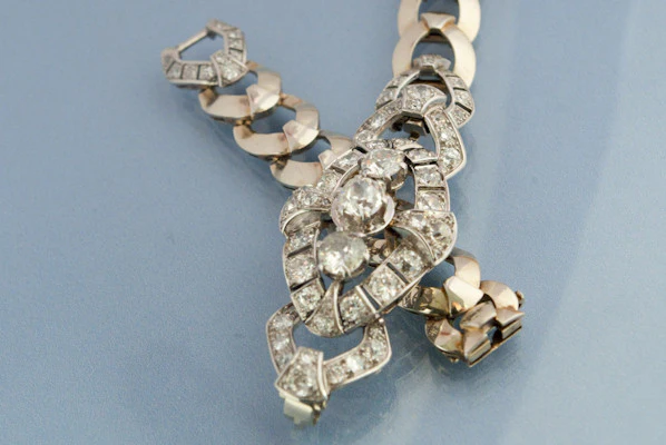 Bracelet Art déco Diamants - Image 3