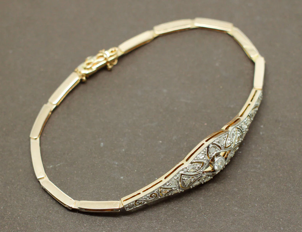 Bracelet Art Déco Diamants - Image 2