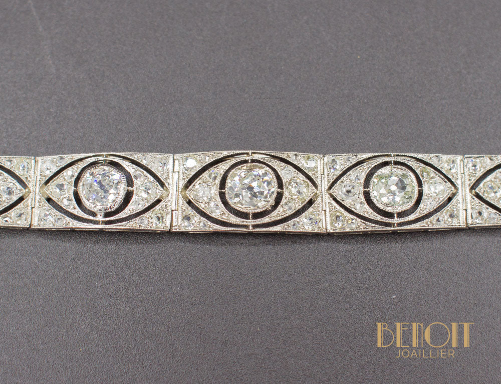 Bracelet Art Déco Diamants - Image 2