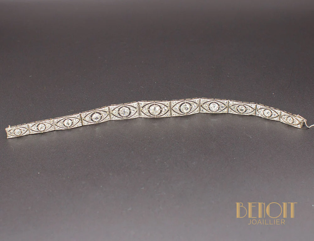 Bracelet Art Déco Diamants - Image 3