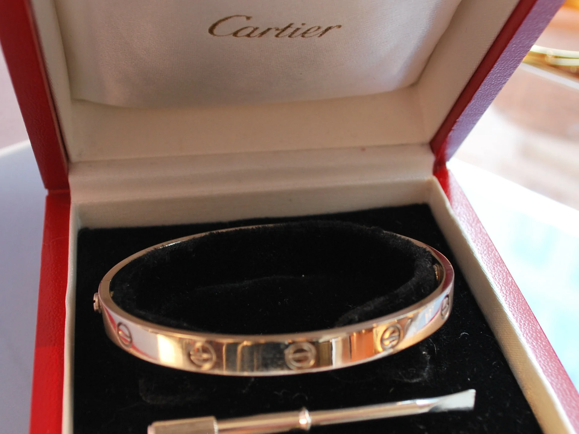 Bracelet CARTIER LOVE or jaune - Image 2