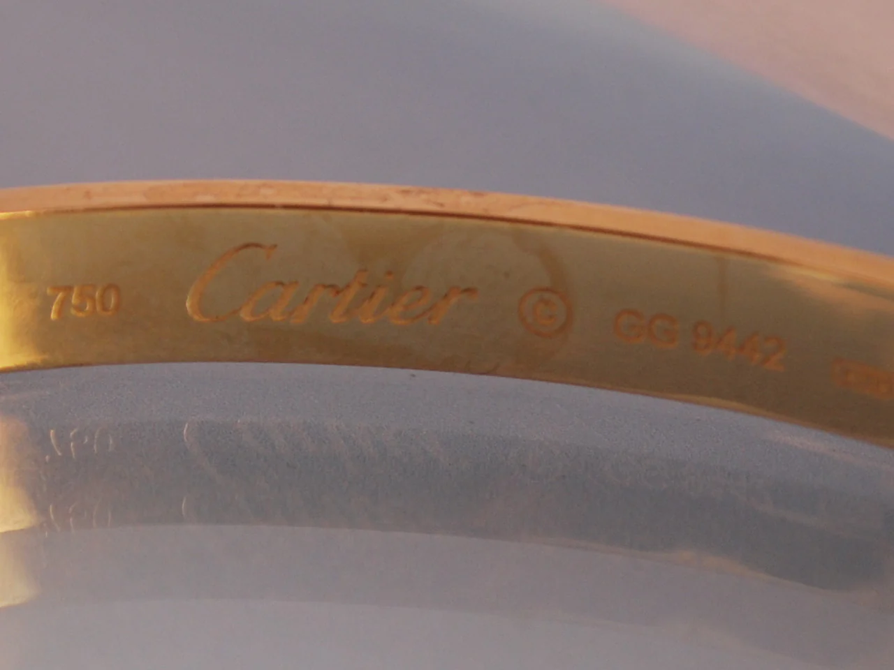 Bracelet CARTIER LOVE or jaune - Image 4