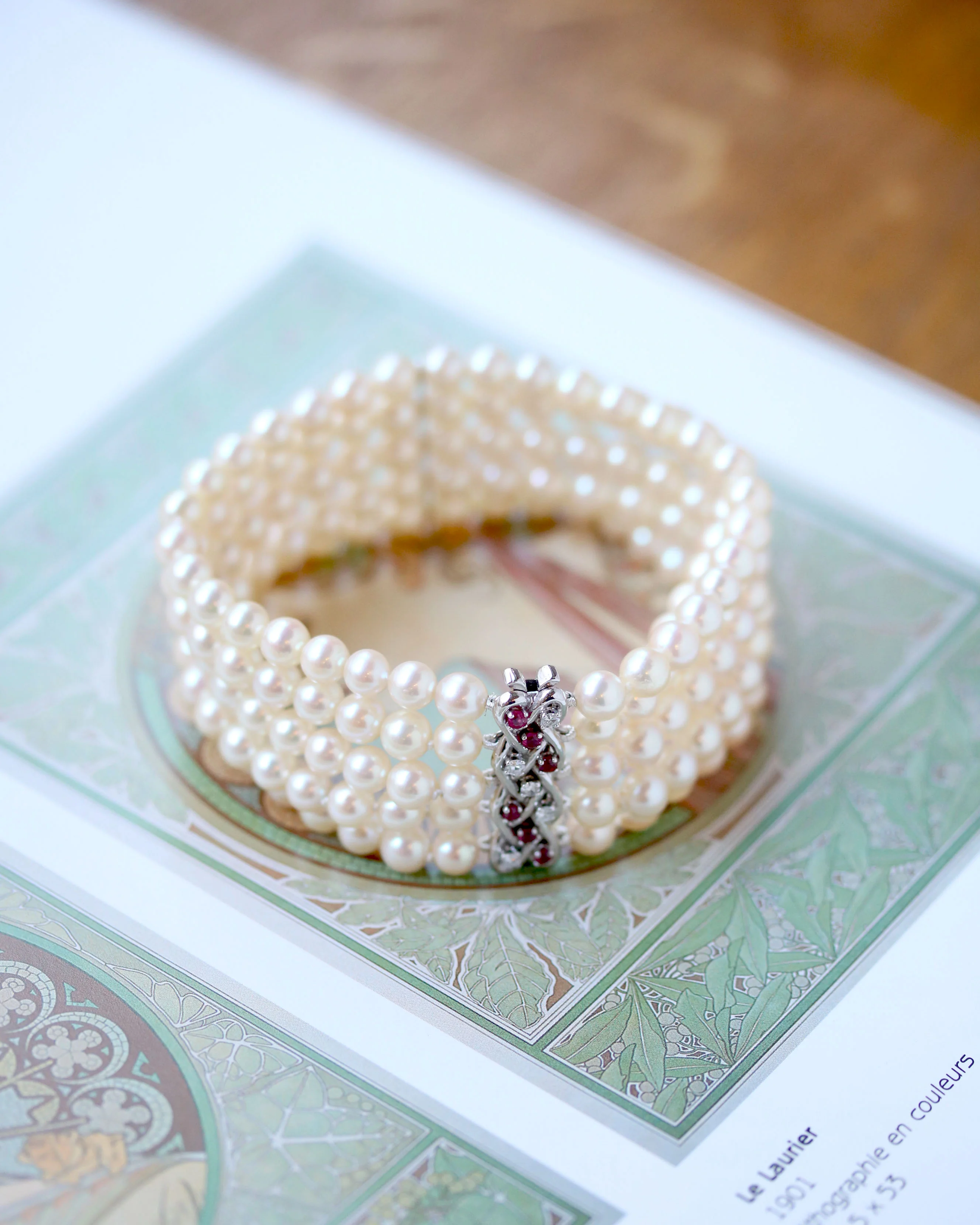Bracelet de Perles de type Manchette - Image 3