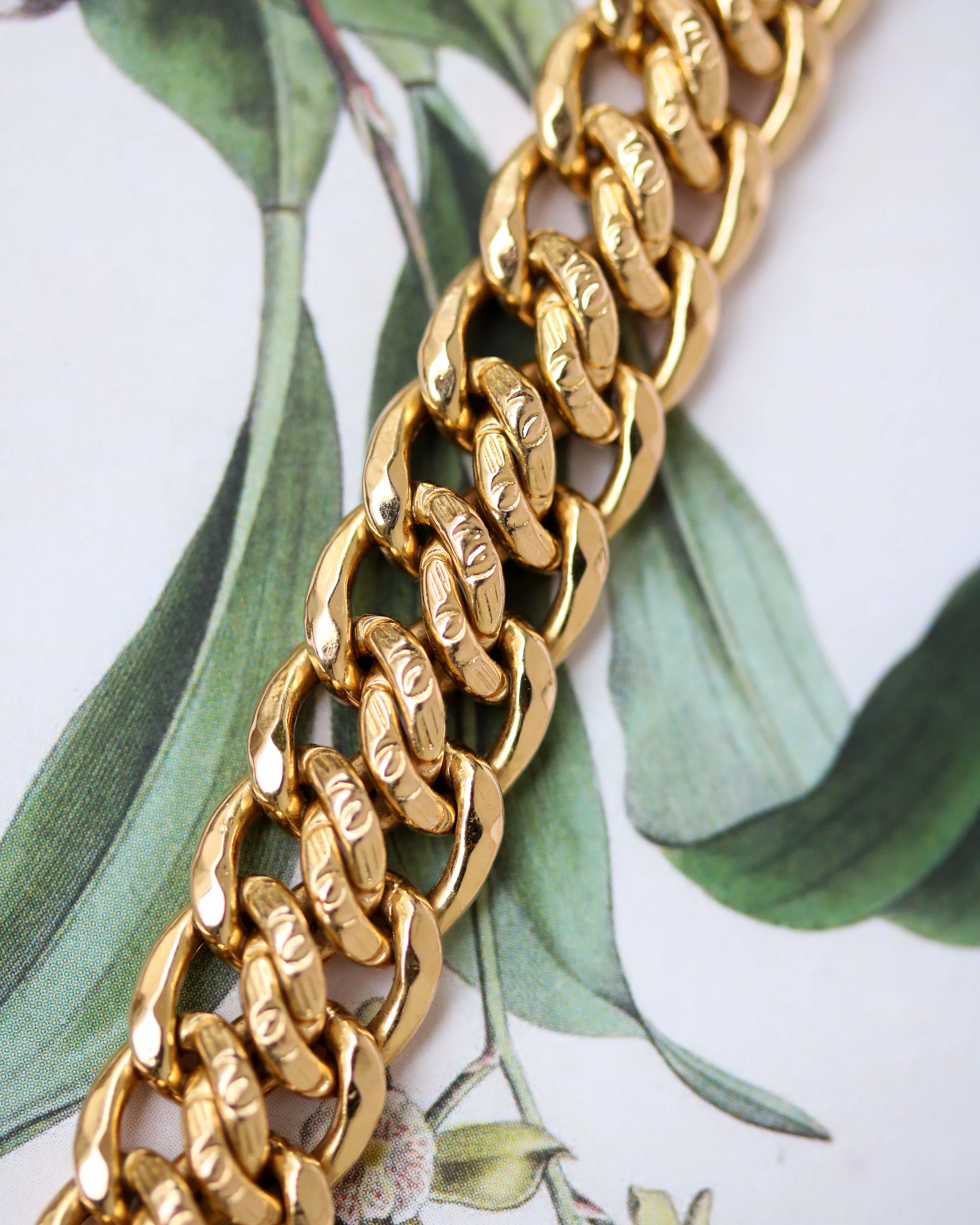 Bracelet Maille Américaine Or Rose - Image 6
