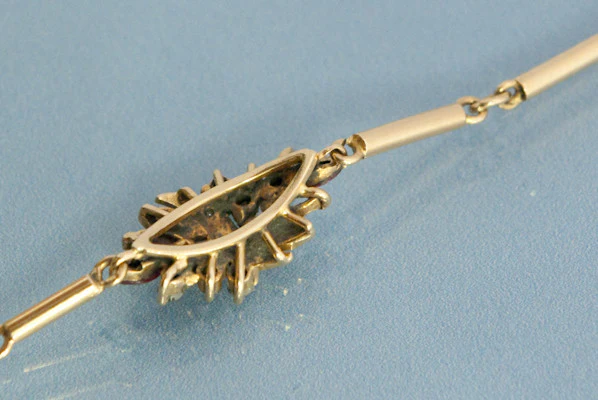 Bracelet Or et Navette Rubis - Image 2