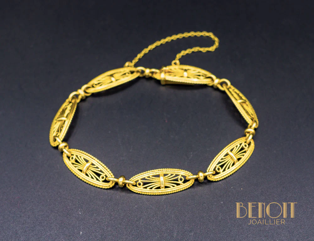 Bracelet Or Jaune XIXe