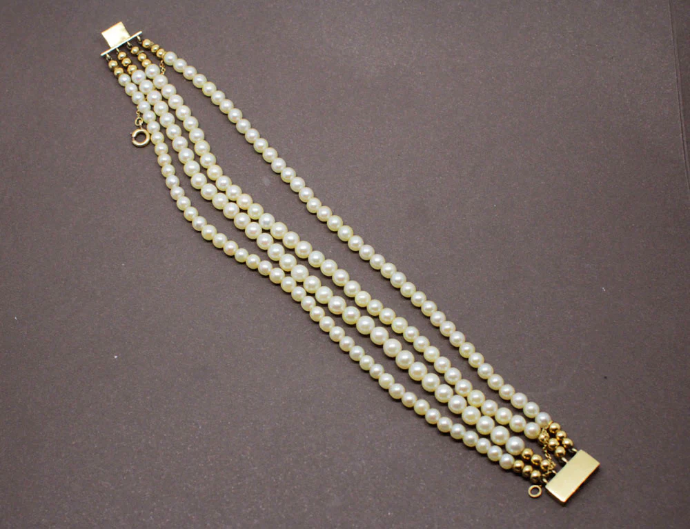 Bracelet Perles Plusieurs Rangs - Image 3