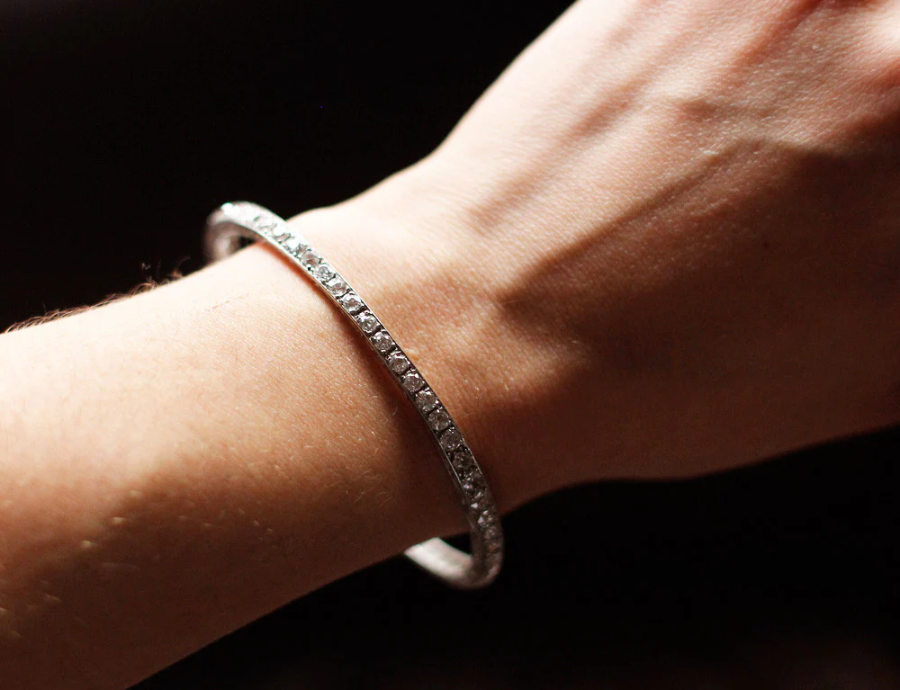 Bracelet Platine et Diamants - Image 4