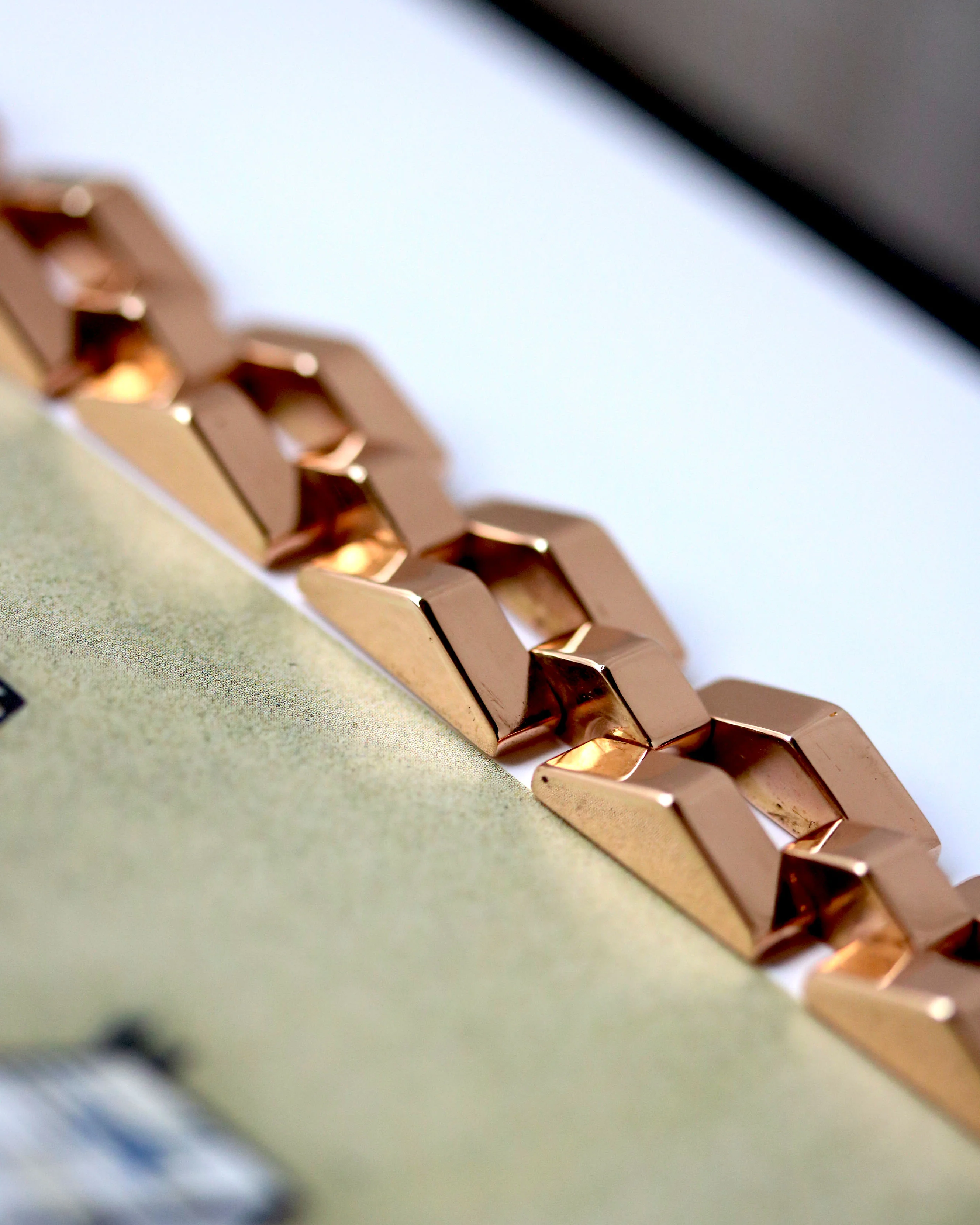 Bracelet Tank en Or Rose - Image 3
