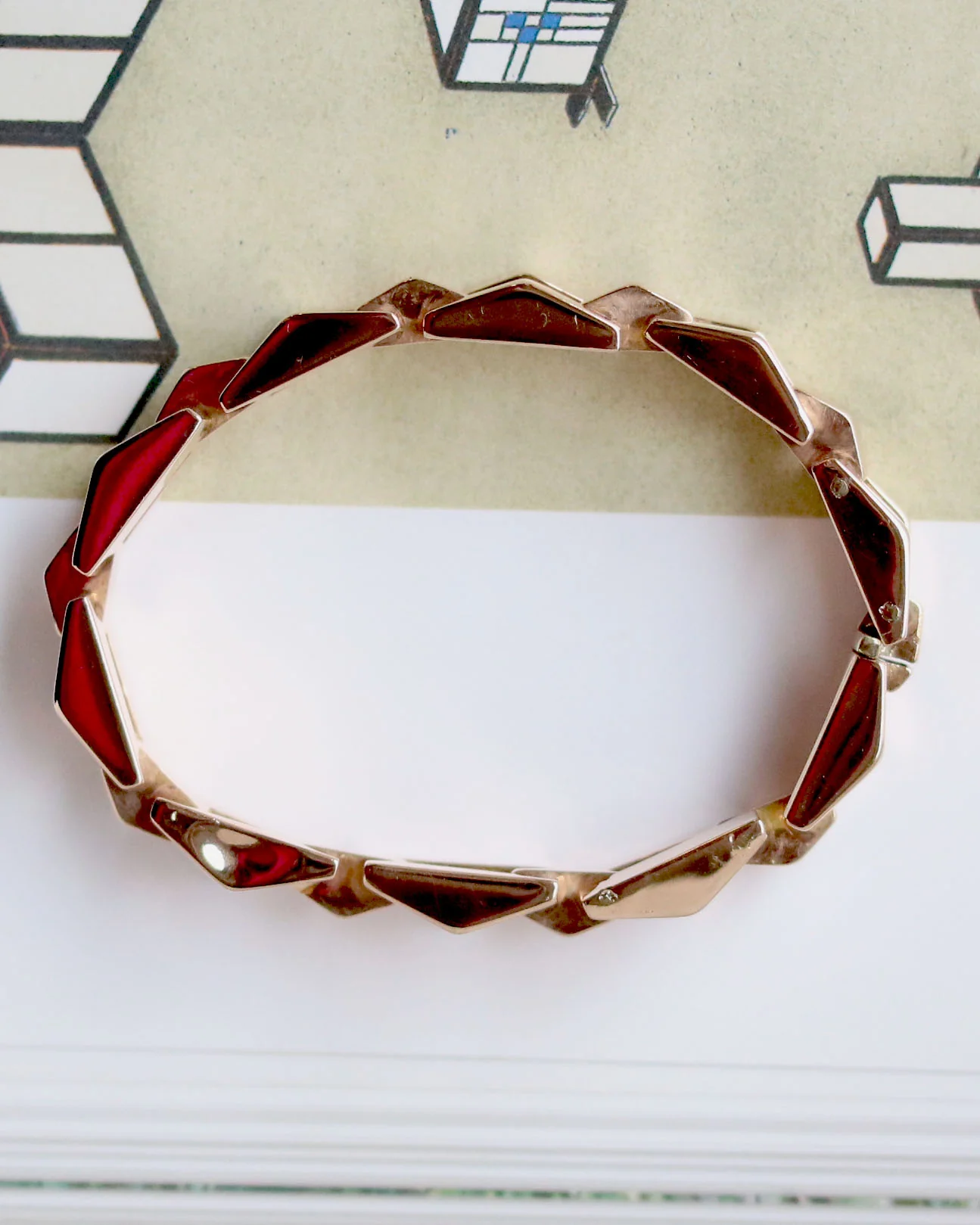 Bracelet Tank en Or Rose - Image 6