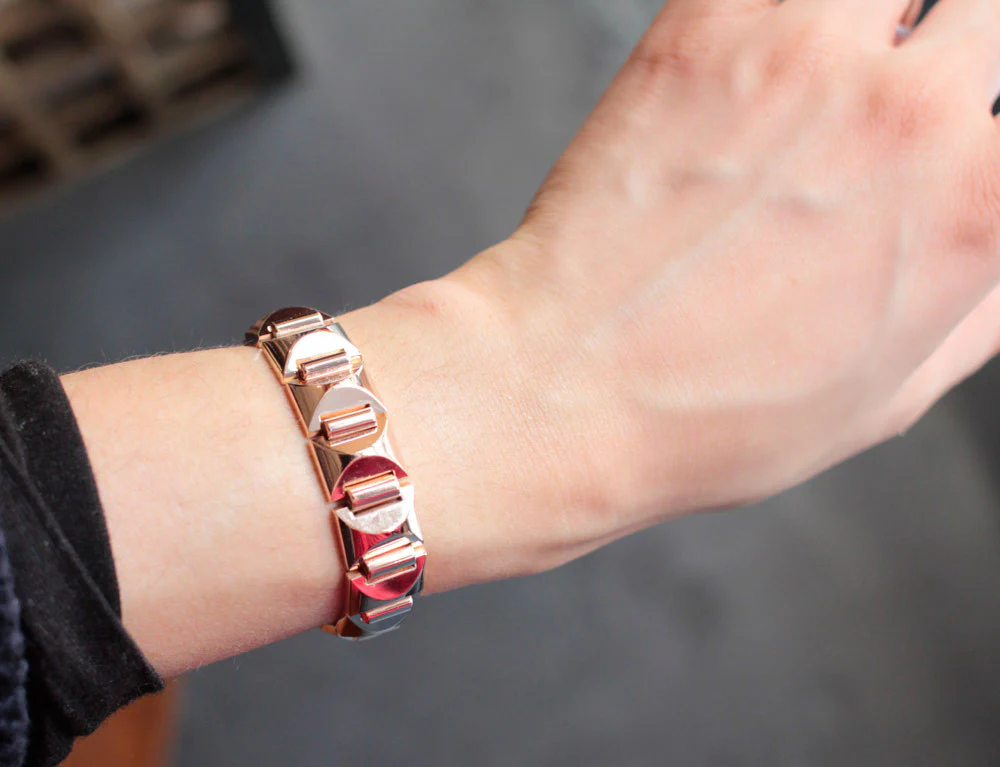 Bracelet Tank Fin Or Rose - Image 5