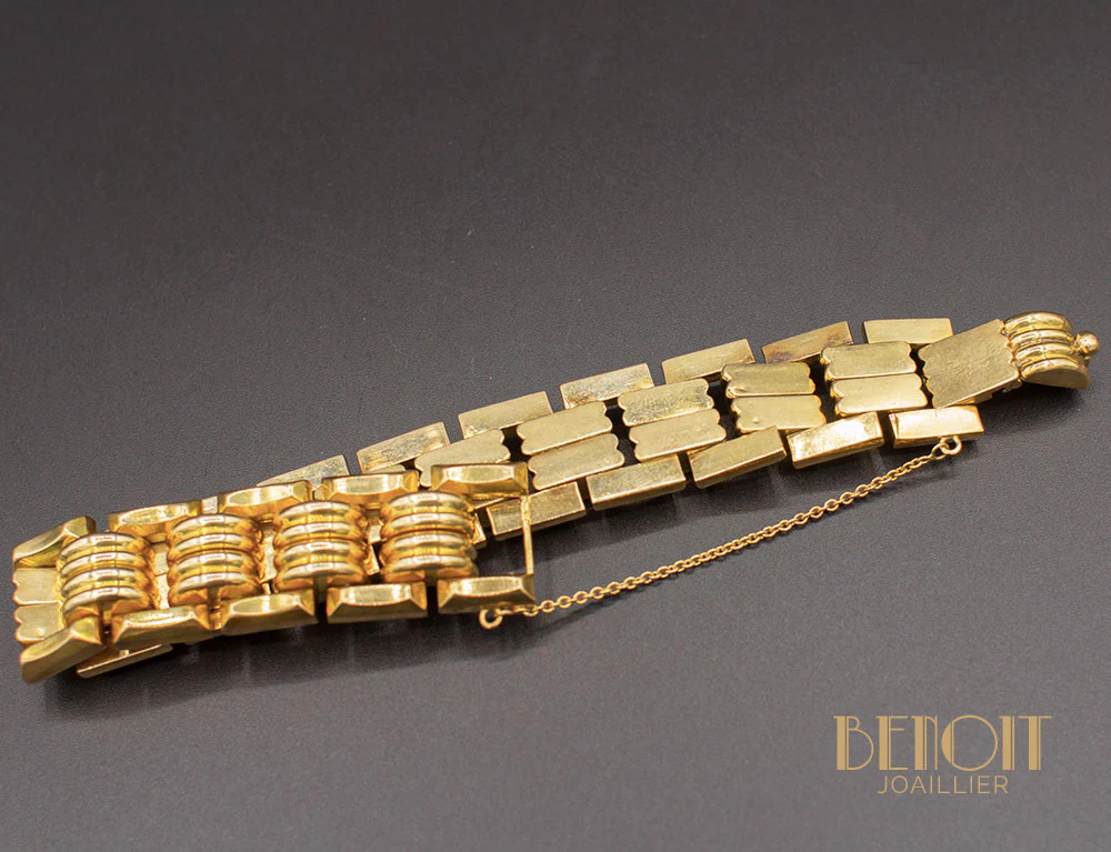 Bracelet Tank Or Jaune - Image 4