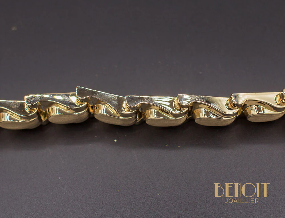 Bracelet Tank Or Jaune - Image 5