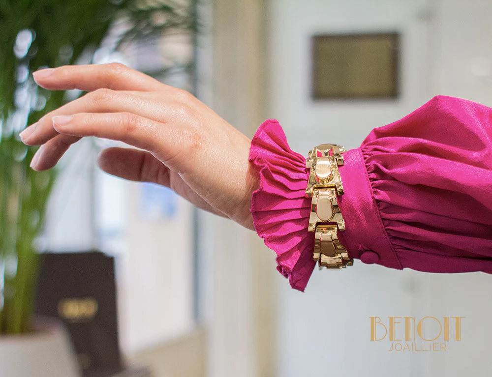 Bracelet Tank Or Jaune - Image 6