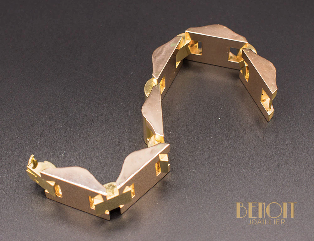 Bracelet Tank Or Jaune - Image 5
