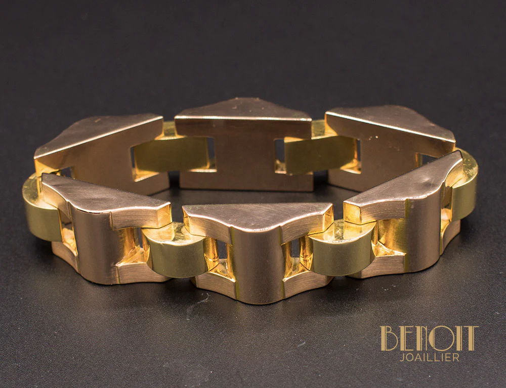 Bracelet Tank Or Jaune - Image 6