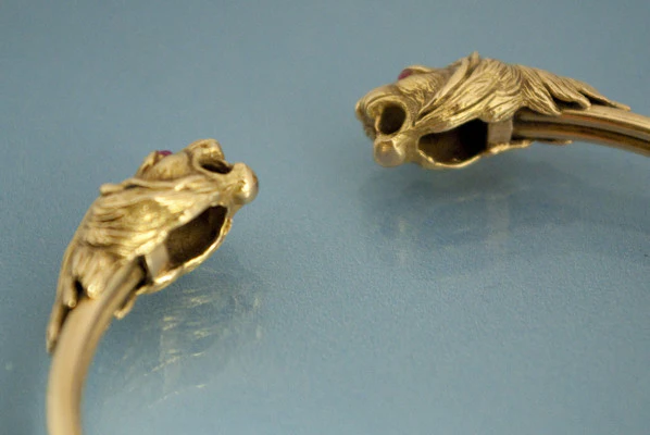 Bracelet Têtes de Lion en Or - Image 4