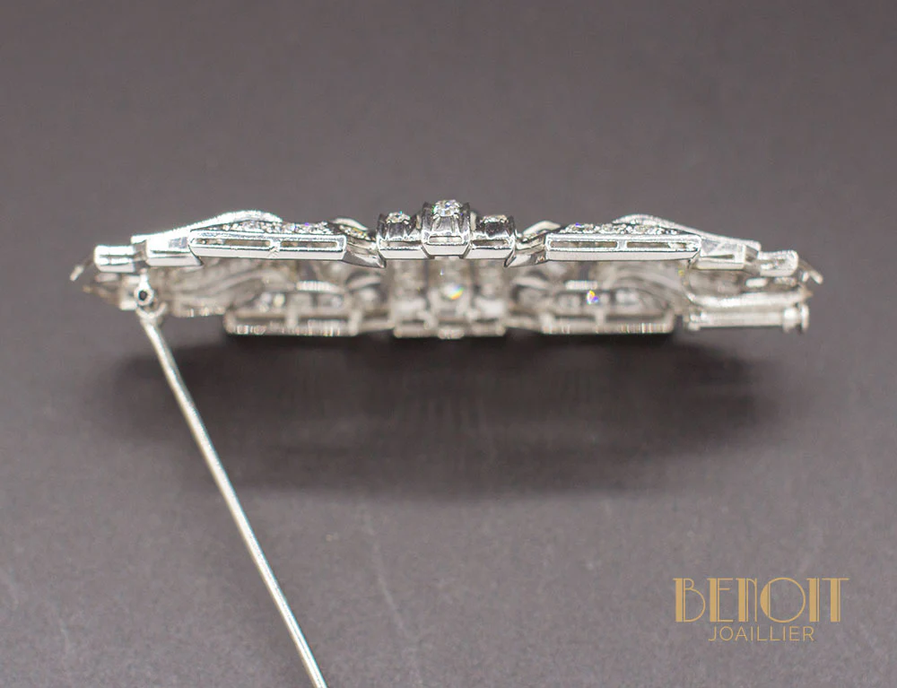 Broche Art Déco Diamants - Image 4