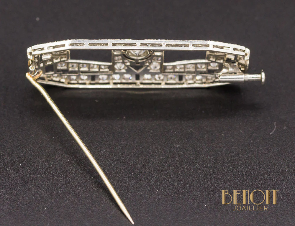 Broche Art Déco Diamants - Image 4
