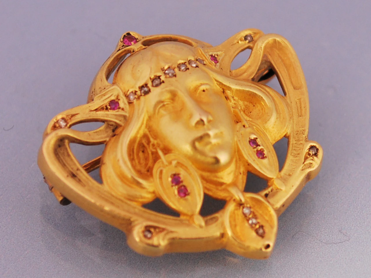 Broche art nouveaux Lucien Janvier - Image 3