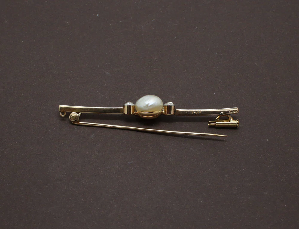 Broche Barette Perle Fine - Image 2