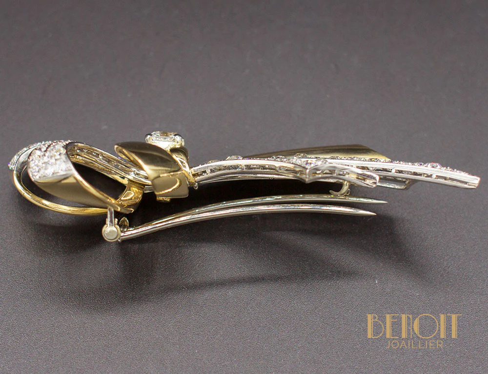 Broche Chaumet 1950 Diamants - Image 4