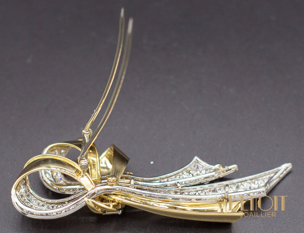Broche Chaumet 1950 Diamants - Image 6