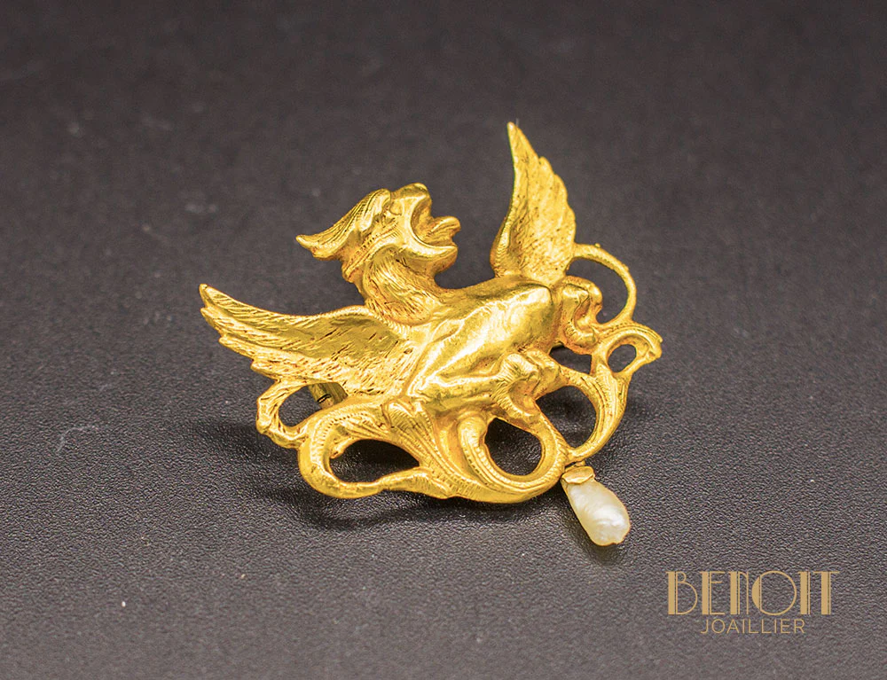 Broche Chimère XIXe Siècle - Image 2