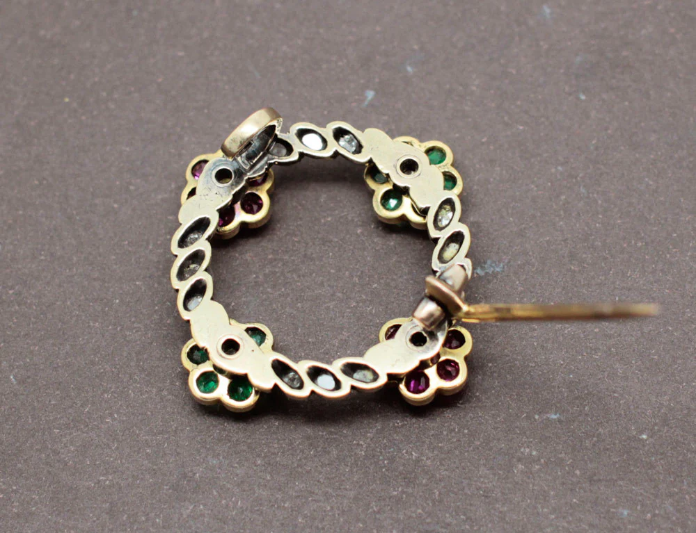 Broche Couronne de Fleurs - Image 3